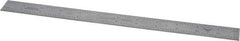 PEC Tools - 12" Long, 1/100, 1/64, 1/32, 1/10" Graduation, Rigid Steel Rule - 5R Graduation Style, 1" Wide, Silver, Satin Chrome Finish - A1 Tooling