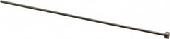 Gibraltar - 1.5mm Pin Diam, 4mm Head Diam x 2mm Head Height, 100mm OAL, Straight Ejector Pin - Steel, 98mm Pin Length - A1 Tooling