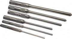 Mayhew - 6 Piece, 1/8 to 5/16", Roll Pin Punch Set - Round Shank, Comes in Vinyl Roll - A1 Tooling