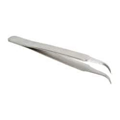 Value Collection - 4-1/4" OAL Stainless Steel Assembly Tweezers - Sharp Bent Points - A1 Tooling