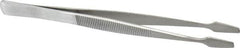 Value Collection - 4-3/4" OAL Stainless Steel Assembly Tweezers - Spade Points for Stamps - A1 Tooling