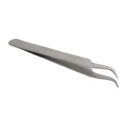 Value Collection - 4-1/2" OAL 7-SS Precision Tweezers - Curved Fine Point - A1 Tooling