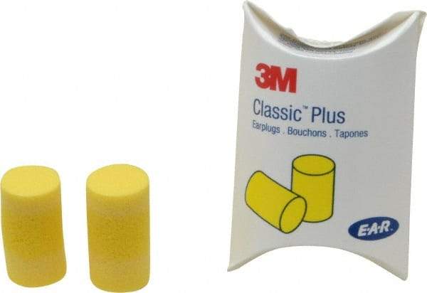 3M - Disposable, Uncorded, 33 dB, Barrel Earplugs - Yellow, 200 Pairs - A1 Tooling