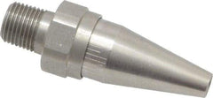 Vortec - Blow Gun OSHA Air Saver Nozzle - 1/8 NPT, 1-7/8" Long, Stainless Steel - A1 Tooling