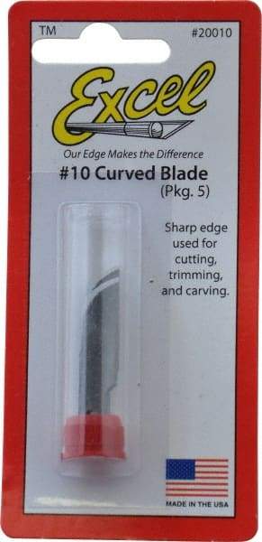 Excel - 5 Piece Steel Hobby Blade - 1-7/16" OAL - A1 Tooling