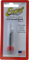 Excel - 5 Piece Steel Hobby Blade - 1-7/16" OAL - A1 Tooling