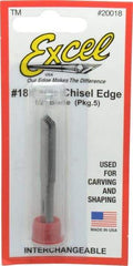 Excel - 5 Piece Steel Hobby Blade - 1-13/16" OAL - A1 Tooling