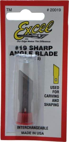 Excel - 5 Piece Steel Hobby Blade - 1-5/8" OAL - A1 Tooling