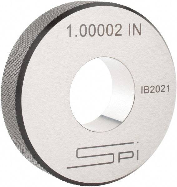 SPI - 1" Inside x 2-1/2" Outside Diameter, 0.63" Thick, Setting Ring - Accurate to 0.0001", Silver - A1 Tooling