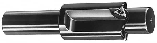 APT - 11/16 Inch Diameter, Solid Pilot, Straight 1/2 Inch Shank Diameter, 1 Insert, Indexable Counterbore - 4-7/16 Inch Overall Length, TPGH 215 Insert - A1 Tooling