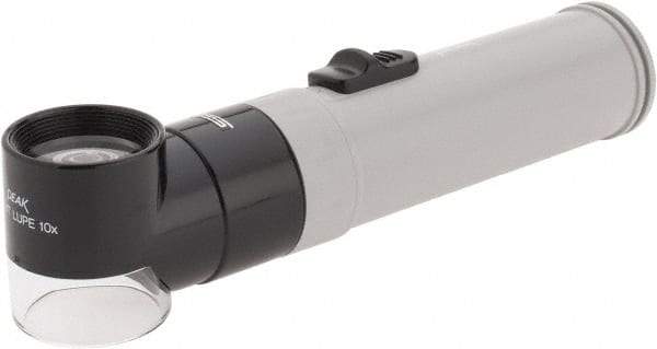 SPI - 10x Magnification, Handheld Magnifier - 1 Lens, Round, Includes Plastic Holder - A1 Tooling