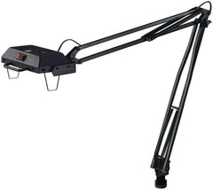 Electrix - 45 Inch, Articulated, Clamp on, Halogen, Black, General Purpose Task Light - 100 Watt, Nonmagnifying - A1 Tooling