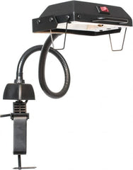 Electrix - 27 Inch, Gooseneck, Clamp on, Halogen, Black, General Purpose Task Light - 100 Watt, Nonmagnifying - A1 Tooling