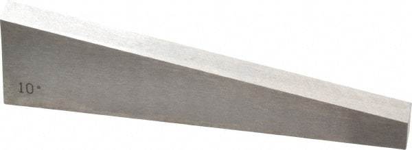 Value Collection - 10° Angle, 3 Inch Long, Angle Block - 55 RC Hardness - A1 Tooling