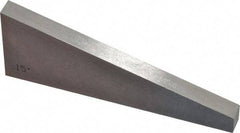 Value Collection - 15° Angle, 3 Inch Long, Angle Block - 55 RC Hardness - A1 Tooling