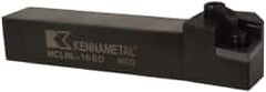 Kennametal - MCLN, Left Hand Cut, 5° Lead Angle, 1" Shank Height x 1" Shank Width, Negative Rake Indexable Turning Toolholder - 6" OAL, CN..64. Insert Compatibility, Series Kenloc - A1 Tooling