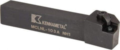 Kennametal - MCLN, Left Hand Cut, 5° Lead Angle, 5/8" Shank Height x 5/8" Shank Width, Negative Rake Indexable Turning Toolholder - 4" OAL, CN..32. Insert Compatibility, Series Kenloc - A1 Tooling