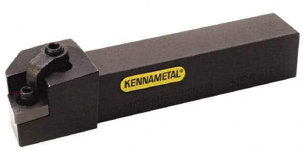 Kennametal - MCGN, Left Hand Cut, 0° Lead Angle, 1" Shank Height x 1" Shank Width, Negative Rake Indexable Turning Toolholder - 6" OAL, CN..43. Insert Compatibility, Series Kenloc - A1 Tooling