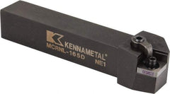 Kennametal - MCRN, Left Hand Cut, 15° Lead Angle, 1" Shank Height x 1" Shank Width, Negative Rake Indexable Turning Toolholder - 6" OAL, CN..54. Insert Compatibility, Series Kenloc - A1 Tooling