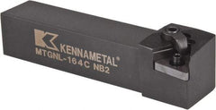 Kennametal - MTGN, Left Hand Cut, 0° Lead Angle, 1" Shank Height x 1" Shank Width, Negative Rake Indexable Turning Toolholder - 5" OAL, TN..43. Insert Compatibility, Series Kenloc - A1 Tooling