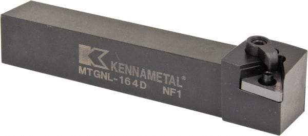 Kennametal - MTGN, Left Hand Cut, 0° Lead Angle, 1" Shank Height x 1" Shank Width, Negative Rake Indexable Turning Toolholder - 6" OAL, TN..43. Insert Compatibility, Series Kenloc - A1 Tooling