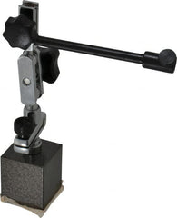 Value Collection - 50 Lb Magnetic Force, Fine Adjustment Indicator Positioner & Holder with Base - Post & Rod, Rectangular Base - A1 Tooling