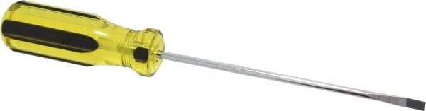 Stanley - Standard Slotted Screwdriver - Round Shank, Acetate Handle - A1 Tooling