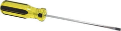 Stanley - Standard Slotted Screwdriver - Round Shank, Acetate Handle - A1 Tooling