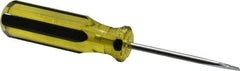 Stanley - Standard Slotted Screwdriver - Round Shank, Acetate Handle - A1 Tooling