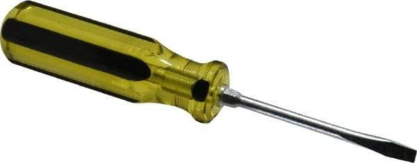 Stanley - Standard Slotted Screwdriver - Round Shank, Acetate Handle - A1 Tooling