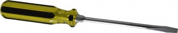 Stanley - Standard Slotted Screwdriver - Round Shank, Acetate Handle - A1 Tooling