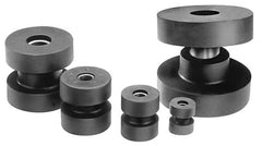 Tech Products - Two-Part Universal Mounts; Mounting Hole Diameter: 0.75 ; Axial Load Capacity: 35 (Pounds); Radial Load Capacity: 18.000 (Pounds); Color Code: Yellow ; Pad Diameter: 1.25 ; Pad Thickness: 0.50 - Exact Industrial Supply