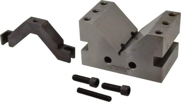 Suburban Tool - 3-1/4" Max Capacity, 90° Angle, Hardened Steel V-Block - 3" Long x 5" Wide x 3" High, Sold as Individual - A1 Tooling