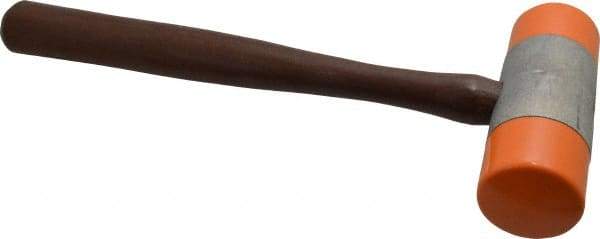 Made in USA - 2 Lb Head Plastic Faced Mallet - Wood Handle - A1 Tooling