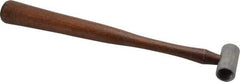 Made in USA - 1/4 Lb Head 3/4" Face Plastic Split Head Hammer without Faces - Wood Handle - A1 Tooling