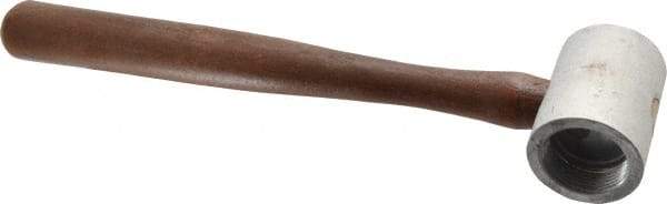 Made in USA - 2 Lb Head 2" Face Plastic Split Head Hammer without Faces - Wood Handle - A1 Tooling