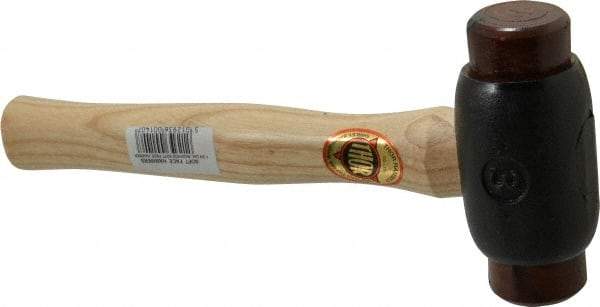 Value Collection - 3 Lb Head 1-3/4" Face Iron Soft Face Hammer - Wood Handle - A1 Tooling