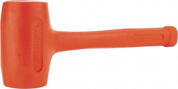 Stanley - 52 oz Head 2-13/16" Face Diam Soft Face Urethane Dead Blow Hammer - 15-1/4" OAL, Composite Handle - A1 Tooling