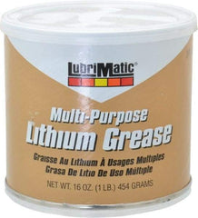 LubriMatic - 16 oz Can Lithium General Purpose Grease - Black, 275°F Max Temp, NLGIG 2, - A1 Tooling