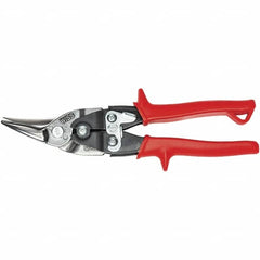 Wiss - 1-3/8" Length of Cut, Left Pattern Aviation Snip - 9-3/4" OAL, Nonslip Textured Grip Handle, 18 AWG Steel Capacity - A1 Tooling