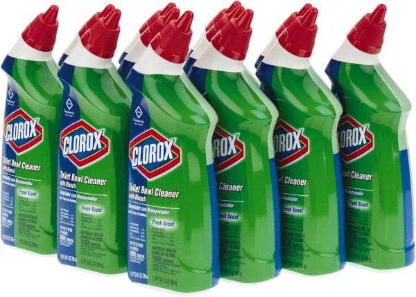 Clorox - 24 oz Bottle Gel Toilet Bowl Cleaner - Bleach Scent, Disinfectant, Nonacidic, Toilet Bowl - A1 Tooling