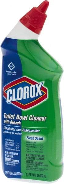 Clorox - 24 oz Bottle Gel Toilet Bowl Cleaner - Bleach Scent, Disinfectant, Nonacidic, Toilet Bowl - A1 Tooling