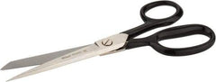 Wiss - 3-3/4" LOC, 8-1/8" OAL Inlaid Shears - Straight Handle, For General Purpose Use - A1 Tooling