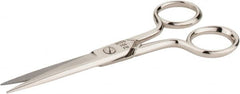 Wiss - 2" LOC, 5-1/8" OAL Standard Scissors - Chrome Plated Straight Handle, For Sewing - A1 Tooling