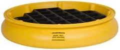 Eagle - 10 Gal Sump, 1,000 Lb Capacity, 1 Drum, Plastic Drum Tray - 6" High - A1 Tooling