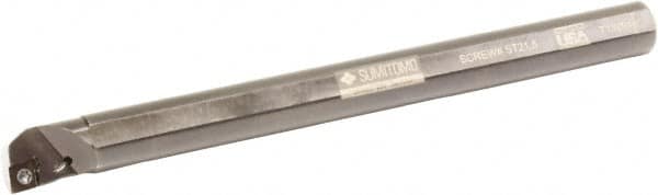 Sumitomo - 0.77" Min Bore Diam, 10" OAL, 5/8" Shank Diam, A-SCLP Indexable Boring Bar - CPMT 21.51 Insert, Screw Holding Method - A1 Tooling