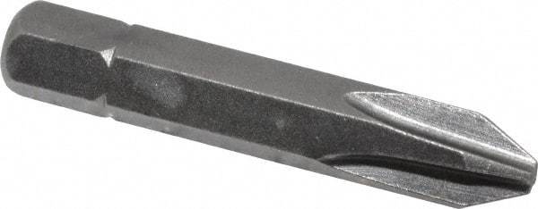 Apex - #2, Hex Drive Phillips Screwdriver Bit - 1/4" Drive, 1-1/2" OAL - A1 Tooling