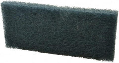 3M - 10" Long x 4-5/8" Wide x 1/2" Thick Scouring Pad - Medium-Duty, Blue - A1 Tooling