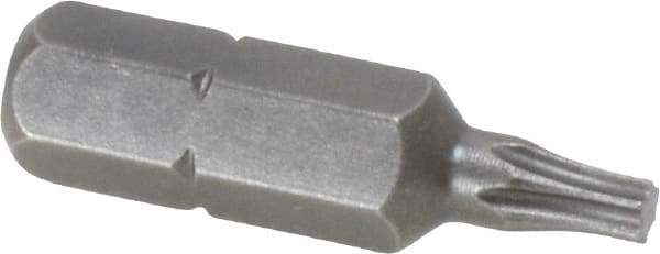 Apex - 1/4" Drive T10 Torx Screwdriver Bit - 1" OAL - A1 Tooling