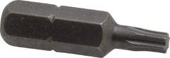 Apex - 1/4" Drive T15 Torx Screwdriver Bit - 1" OAL - A1 Tooling